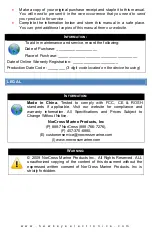 Preview for 18 page of Norcross D10DX.01T Installation And Operation Manual