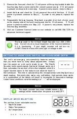 Preview for 6 page of Norcross D10DX.06T Installation And Operation Manual