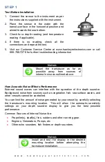 Preview for 11 page of Norcross D10DX.06T Installation And Operation Manual