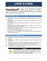 Norcross HawkEye H22FX User Manual preview