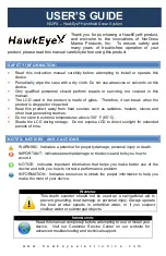 Preview for 1 page of Norcross HawkEye H22PX User Manual