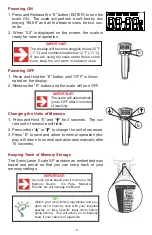 Preview for 3 page of Norcross Sonic-Laser Scale XP Instruction Manual