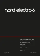 Preview for 1 page of nord Electro 6 User Manual