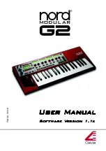 nord modular G2 User Manual preview