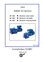 Предварительный просмотр 1 страницы nord NORDAC SK 1 E Series Manual