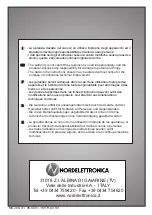 Preview for 8 page of Nordelettronica NE266S1 Instruction Manual