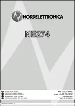 Nordelettronica NE274 Instruction Manual preview