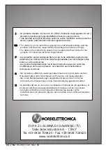 Предварительный просмотр 8 страницы Nordelettronica NE276M Instruction Manual