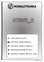 Nordelettronica NE355 S Instruction Manual preview