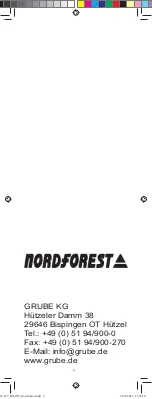 Предварительный просмотр 2 страницы NORDFOREST 42-295 Instruction Manual