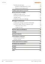 Предварительный просмотр 72 страницы NORDFOREST 46-113 Operating Manual