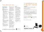 NORDIC HEAT Heat Seat User Manual preview