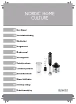 Nordic Home Culture BLN-002 User Manual preview