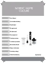 Preview for 1 page of Nordic Home Culture BLN-002 User Manual