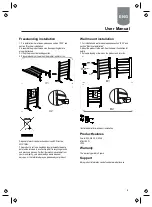 Предварительный просмотр 5 страницы Nordic Home Culture CDR-1002 User Manual