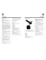 Предварительный просмотр 2 страницы Nordic Home Culture FT-514 User Manual