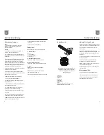 Предварительный просмотр 3 страницы Nordic Home Culture FT-514 User Manual