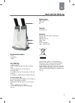 Preview for 9 page of Nordic Home Culture HTR-515 User Manual