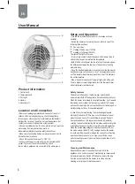 Предварительный просмотр 8 страницы Nordic Home Culture HTR-517 User Manual