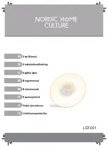 Предварительный просмотр 1 страницы Nordic Home Culture LGT-001 User Manual