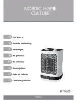 Preview for 1 page of Nordic Home Culture Sydney HTR-503 User Manual