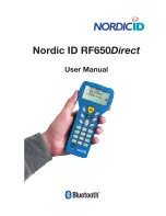 Preview for 1 page of Nordic ID RF650 Direct User Manual