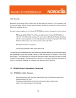 Preview for 17 page of Nordic ID RF650 Direct User Manual