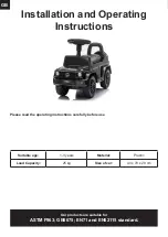 Preview for 6 page of NORDIC PLAY Mercedes-Benz G350D Manual