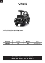 Preview for 12 page of NORDIC PLAY Mercedes-Benz G350D Manual