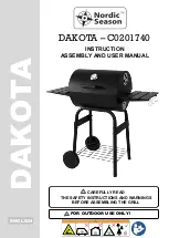 NORDIC SEASON DAKOTA C0201740 Assembly And User'S Manual preview