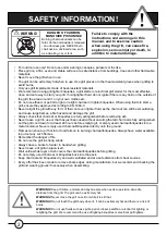 Preview for 2 page of NORDIC SEASON KG201812 Assembly And Instruction Manual