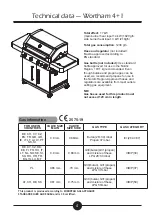 Предварительный просмотр 4 страницы NORDIC SEASON Wortham CO207001 Use And Instruction Manual