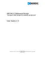 Nordic Semiconductor nRF24LU1 User Manual предпросмотр