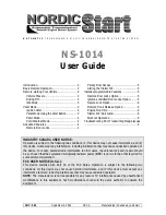 Nordic Start NS-1014 User Manual предпросмотр