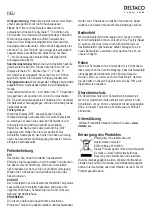 Preview for 18 page of Nordic DELTACO DELO-0100 User Manual