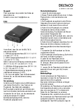 Preview for 3 page of Nordic DELTACO PB-C1000 User Manual