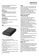 Preview for 4 page of Nordic DELTACO PB-C1000 User Manual