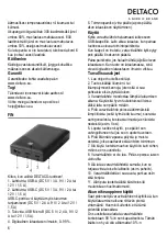 Preview for 6 page of Nordic DELTACO PB-C1000 User Manual