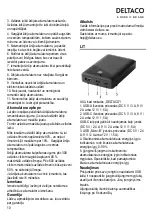 Preview for 10 page of Nordic DELTACO PB-C1000 User Manual