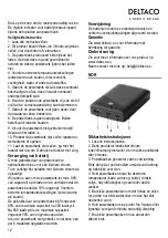 Preview for 12 page of Nordic DELTACO PB-C1000 User Manual