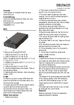 Preview for 4 page of Nordic Deltaco PB-C1002 User Manual