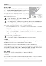 Предварительный просмотр 11 страницы Nordic RS-B0118 Operating Manual