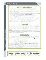 Preview for 2 page of Nordica 052-2231-4 Instruction Manual