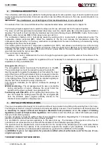 Предварительный просмотр 21 страницы Nordica CLEO COMBI Bordeaux Instructions For Installation, Use And Maintenance Manual