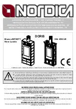 Nordica Doris Bianco Infinity Instructions For Installation, Use And Maintenance Manual preview