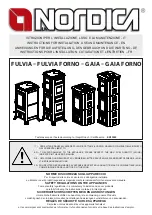 Preview for 1 page of Nordica FULVIA Instructions For Installation, Use And Maintenance Manual