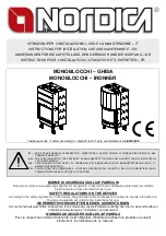 Preview for 1 page of Nordica GHISA Instructions For Installation, Use And Maintenance Manual