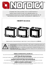 Nordica INSERTO 60 Instructions For Installation, Use And Maintenance Manual предпросмотр