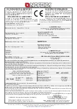 Preview for 59 page of Nordica INSERTO 60 Instructions For Installation, Use And Maintenance Manual