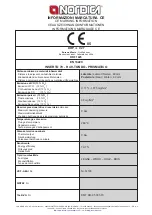 Preview for 62 page of Nordica INSERTO 60 Instructions For Installation, Use And Maintenance Manual